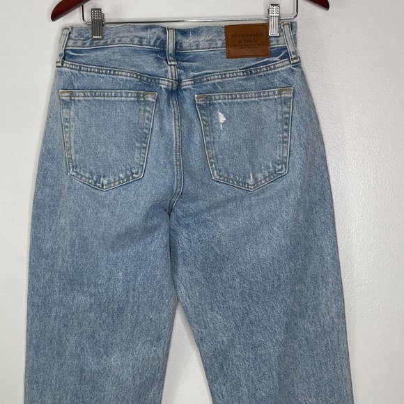Abercrombie & Fitch 90s Loose Fit High Waist Mom Jeans Size 29 - Picture 4 of 11